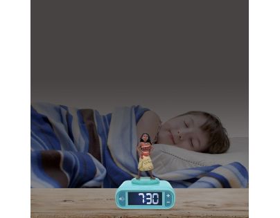 Lexibook Budík Vaiana so svietiacou figúrkou