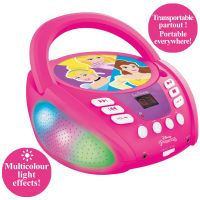 Lexibook CD prehrávač Disney princeznej s bluetooth a svetelnými efektmi 5