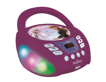 Lexibook CD prehrávač Frozen s bluetooth a svetelnými efektmi