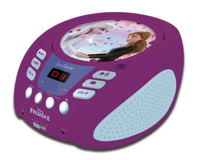 Lexibook CD prehrávač Frozen s bluetooth a svetelnými efektmi