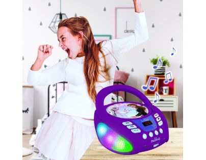 Lexibook CD prehrávač Frozen s bluetooth a svetelnými efektmi