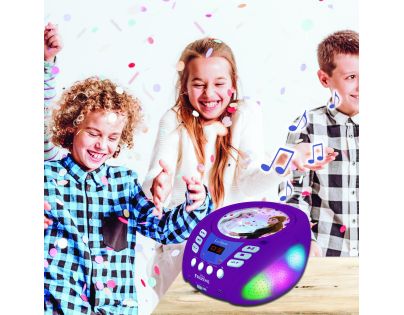 Lexibook CD prehrávač Frozen s bluetooth a svetelnými efektmi