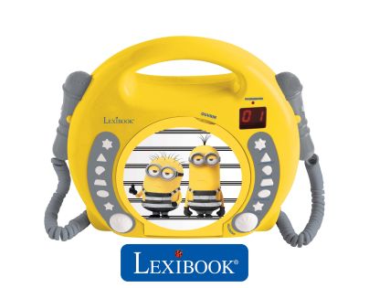 Lexibook CD prehrávač Mimoni s 2 mikrofónmi