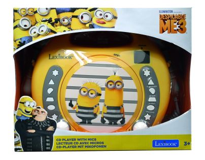 Lexibook CD prehrávač Mimoni s 2 mikrofónmi