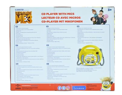 Lexibook CD prehrávač Mimoni s 2 mikrofónmi