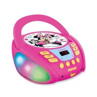 Lexibook CD prehrávač Minnie s bluetooth a svetelnými efektmi