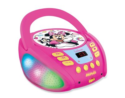 Lexibook CD prehrávač Minnie s bluetooth a svetelnými efektmi