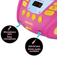 Lexibook CD prehrávač Minnie s bluetooth a svetelnými efektmi 5