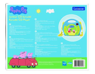 Lexibook CD prehrávač Prasiatko Peppa s 2 mikrofónmi