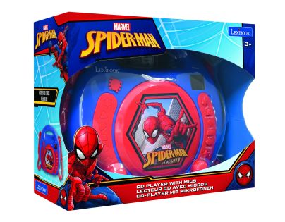 Lexibook CD prehrávač Spiderman s 2 mikrofónmi