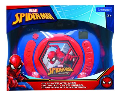 Lexibook CD prehrávač Spiderman s 2 mikrofónmi