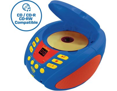 Lexibook CD přehrávač Labková patrola s bluetooth a svetelnými efektmi