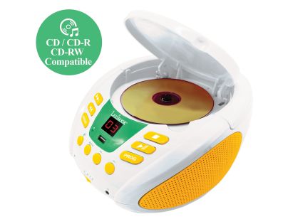 Lexibook CD prehrávač Zvieratká s bluetooth a svetelnými efektmi