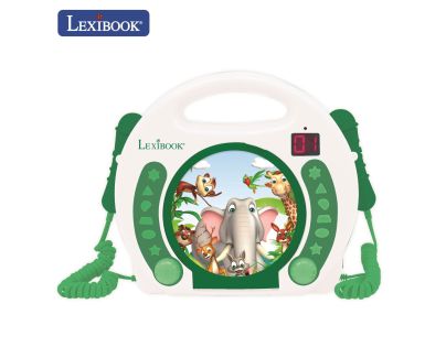 Lexibook CD prehrávač Zvieratká s 2 mikrofónmi