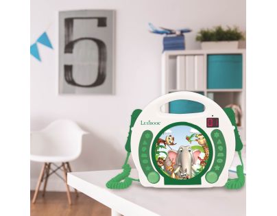 Lexibook CD prehrávač Zvieratká s 2 mikrofónmi