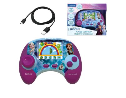 Lexibook Česko-anglická vzdelávacia herná konzola Frozen 100 aktivít