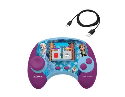 Lexibook Česko-anglická vzdelávacia herná konzola Frozen 100 aktivít