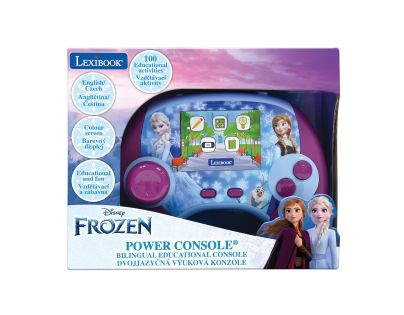 Lexibook Česko-anglická vzdelávacia herná konzola Frozen 100 aktivít