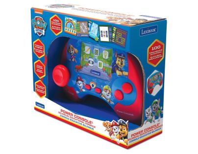 Lexibook Česko-anglická vzdelávacia herná konzola Labková patrola 100 aktivít