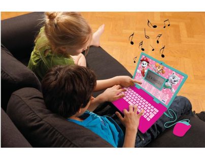 Lexibook Česko-anglický ružový notebook Paw Patrol - Poškodený obal