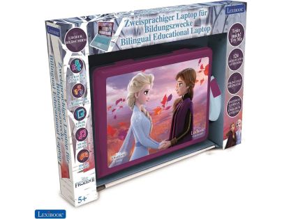 Lexibook Česko-anglický vzdelávací notebook Ľadové kráľovstvo CZ a EN verzia - Poškodený obal