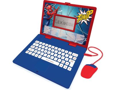 Lexibook Česko-anglický vzdelávací notebook SpiderMan CZ a EN verzia