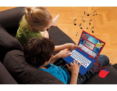 Lexibook Česko-anglický vzdelávací notebook SpiderMan CZ a EN verzia