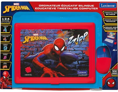 Lexibook Česko-anglický vzdelávací notebook SpiderMan CZ a EN verzia