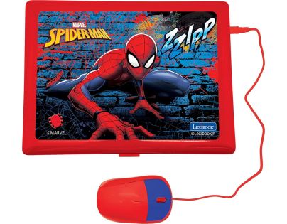 Lexibook Česko-anglický vzdelávací notebook SpiderMan CZ a EN verzia
