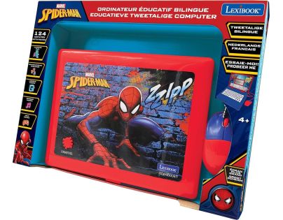 Lexibook Česko-anglický vzdelávací notebook SpiderMan CZ a EN verzia