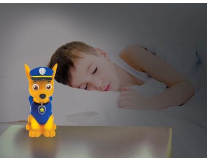 Lexibook Dizajnové nočné svetlo LED Labková Patrola Chase 13 cm