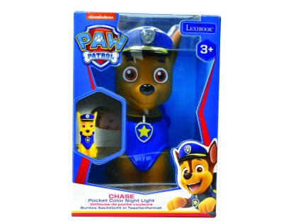 Lexibook Dizajnové nočné svetlo LED Labková Patrola Chase 13 cm