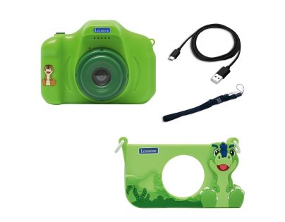Lexibook Detský fotoaparát s 3D krytom Dinosaurus