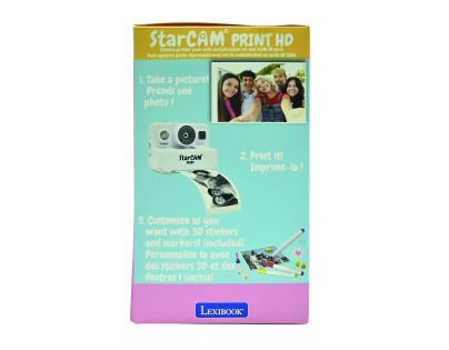 Lexibook Detský instantný HD fotoaparát StarCAM s tlačiarňou