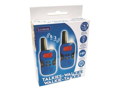 Lexibook Digitálne nabíjacie vysielačky s dosahom až 5 km 8 kanálov