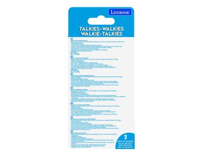 Lexibook Digitálne nabíjacie vysielačky s dosahom až 5 km 8 kanálov