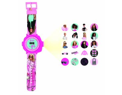 Lexibook Digitálne premietacie hodinky Barbie s 20 obrázkami