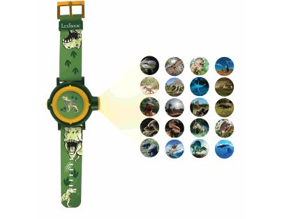 Lexibook Digitálne premietacie hodinky Dinosaurus s 20 obrázkami