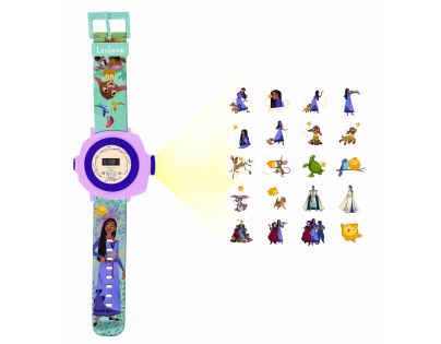 Lexibook Digitálne premietacie hodinky Disney Wish s 20 obrázkami
