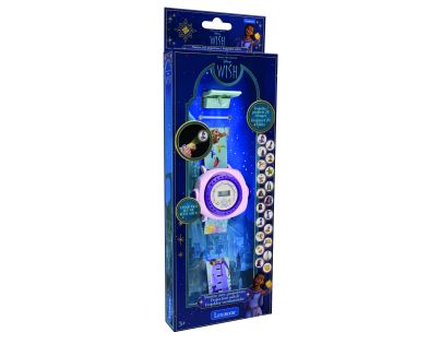 Lexibook Digitálne premietacie hodinky Disney Wish s 20 obrázkami