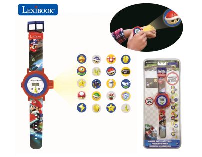 Lexibook Digitálne premietacie hodinky Mario s 20 obrázkami