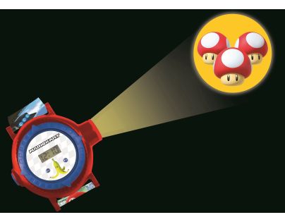 Lexibook Digitálne premietacie hodinky Mario s 20 obrázkami