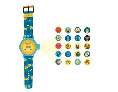 Lexibook Digitálne premietacie hodinky Mimoni s 20 obrázkami