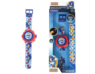 Lexibook Digitálne premietacie hodinky Sonic s 20 obrázkami