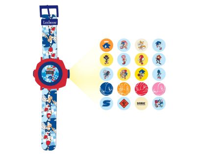 Lexibook Digitálne premietacie hodinky Sonic s 20 obrázkami