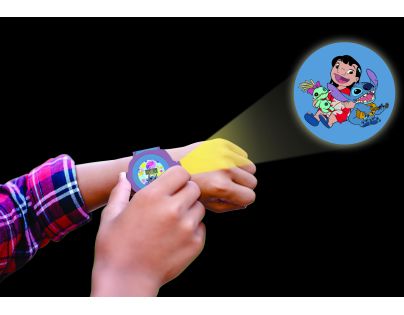 Lexibook Digitálne premietacie hodinky Stitch s 20 obrázkami