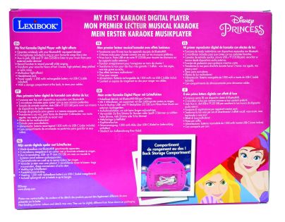 Lexibook Digitálny reproduktor Disney princeznej s 2 mikrofónmi