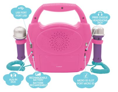Lexibook Digitálny reproduktor Jednorožec s 2 mikrofónmi
