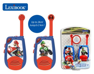 Lexibook digitální vysielačky Mario Kart s dosahom až 2 km
