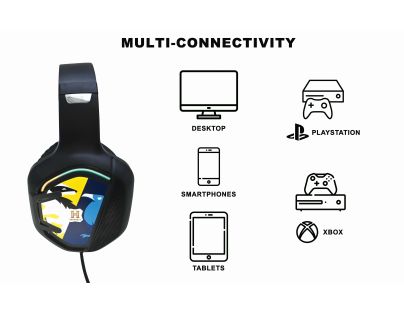 Lexibook Drôtové herné slúchadlá Harry Potter s mikrofónom a svetelnými efektmi